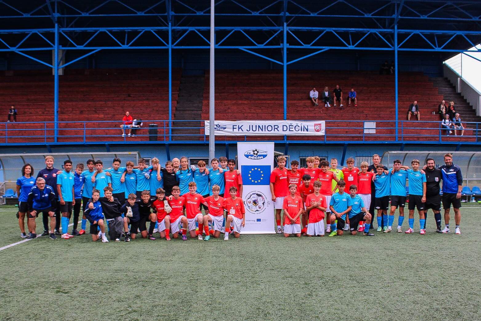 Mládežnický duel U15 FK Junior Děčín s SC Borea Dresden/ Jugendduell U15 FK Junior Děčín mit SC Borea Dresden